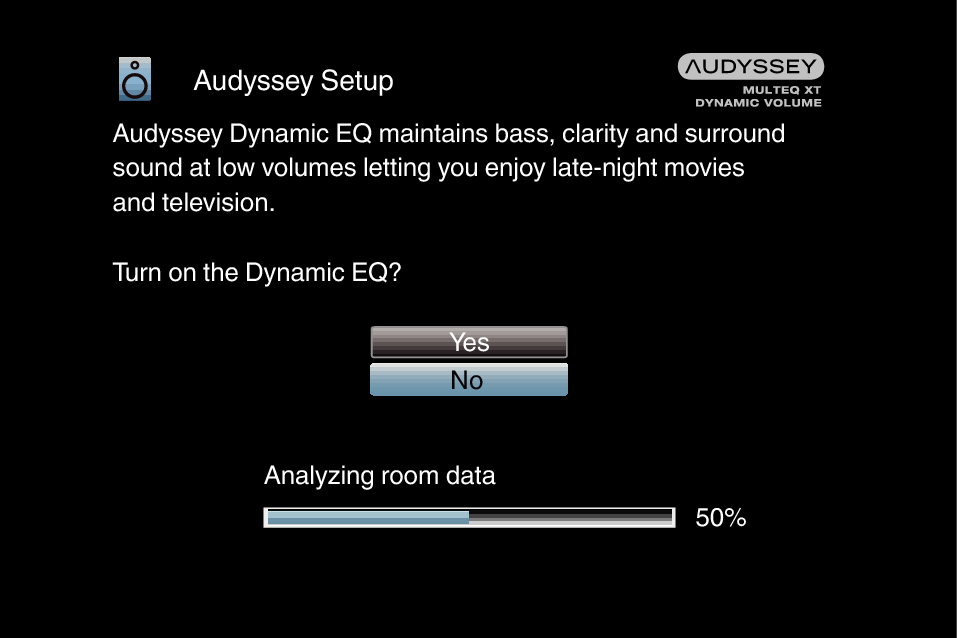 GUI AudysseySetup12 MultEQ XT